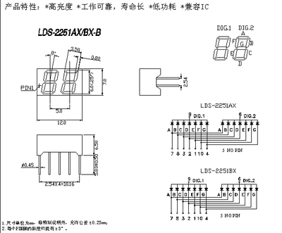LDS-2251AX/BX-B
